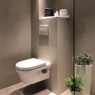 beton cire toilet